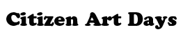 Logo Citizen Art Days